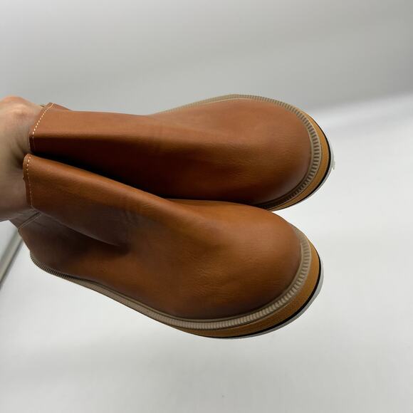 Ankle Boots Round Toe Casual Comfortable Lightweight Brown Size 6.5US /37CN - Picture 6 of 10